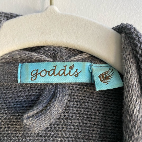 Goddis Drapey Tie Front Cardigan - Picture 2 of 5